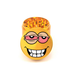 Bloodshot Smiley 4pc Aluminum Grinder - Fidget Widgets