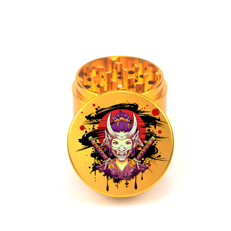 Calm Samurai 4pc Aluminum Grinder - Fidget Widgets