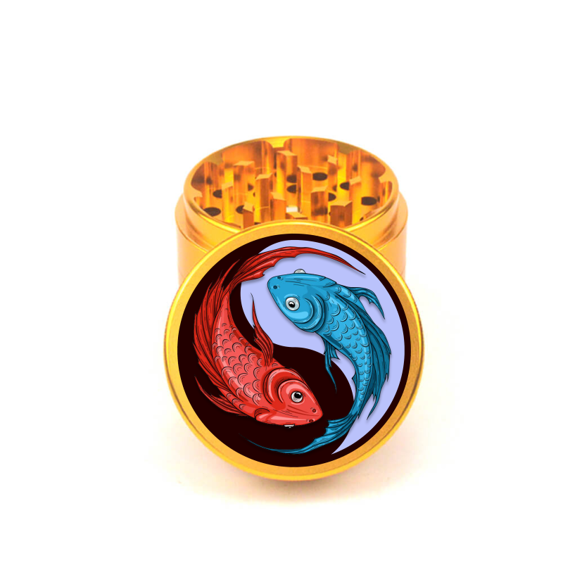 Koi Flow 4pc Aluminum Grinder - Fidget Widgets