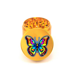 Butterfly Breeze 4pc Aluminum Grinder - Fidget Widgets