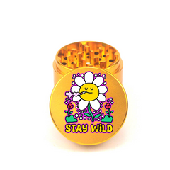 Wild Flower 4pc Aluminum Grinder - Fidget Widgets