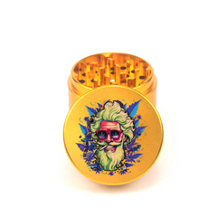 Wild Beard Whirl 4pc Aluminum Grinder - Fidget Widgets