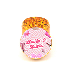 Blushin' & KUSHin' 4pc Aluminum Grinder - Fidget Widgets