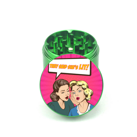 She's Lit 4pc Aluminum Grinder - Fidget Widgets