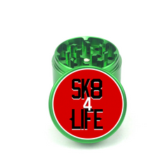 SK8 4 LIFE 4pc Aluminum Grinder - Fidget Widgets