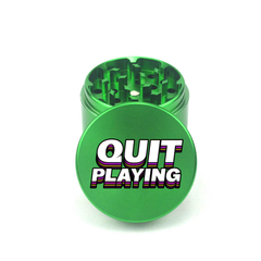 Quit Playing 4pc Aluminum Grinder - Fidget Widgets