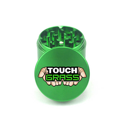 Touch Grass 4pc Aluminum Grinder - Fidget Widgets