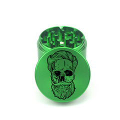 Skull Stash Crusher 4pc Aluminum Grinder - Fidget Widgets