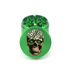 Skull Cash Crusher 4pc Aluminum Grinder - Fidget Widgets