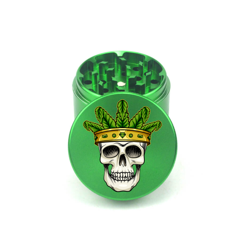 Skull Jester 4pc Aluminum Grinder - Fidget Widgets