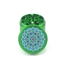 Mandala V1 4pc Aluminum Grinder - Fidget Widgets