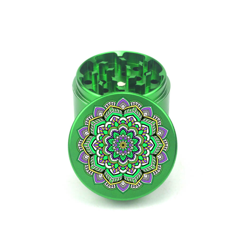 Mandala V5 4pc Aluminum Grinder - Fidget Widgets
