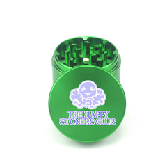 Happy Stoner Club 4pc Aluminum Grinder - Fidget Widgets