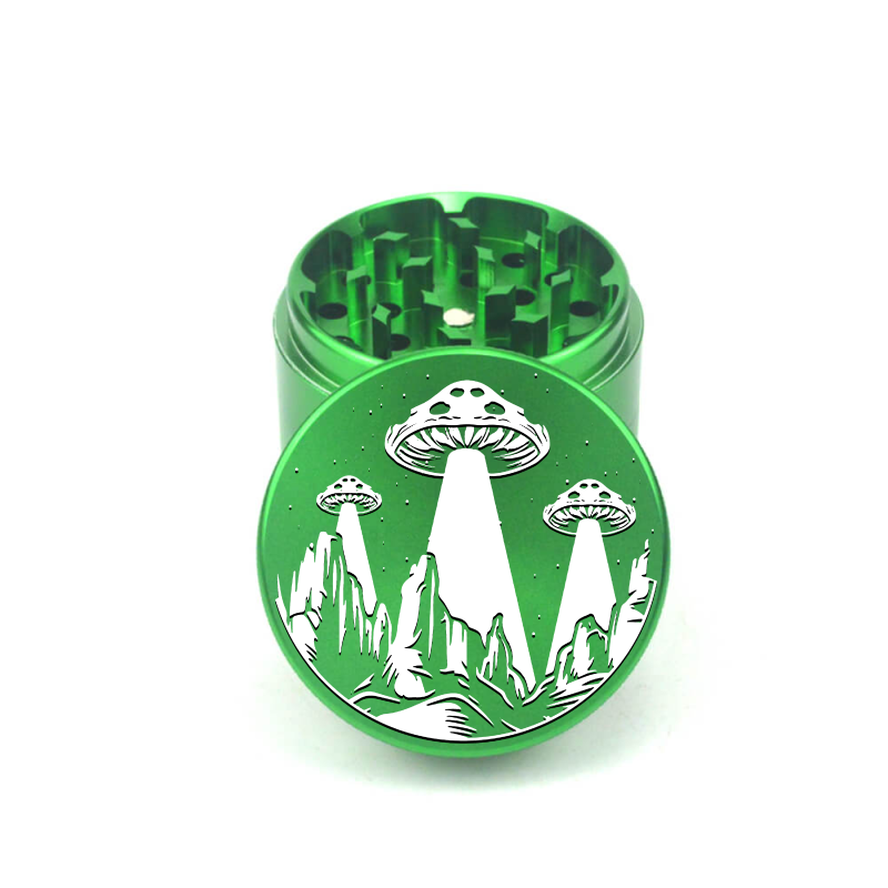 Shroom World 4pc Aluminum Grinder - Fidget Widgets