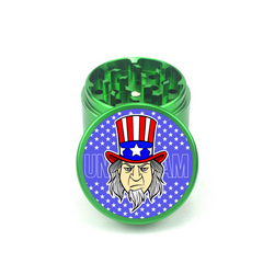 Uncle Sam's Herb Shredder 4pc Aluminum Grinder - Fidget Widgets