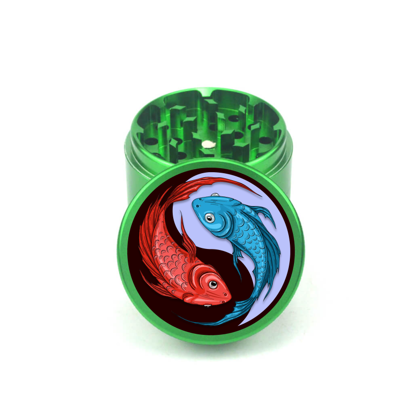 Koi Flow 4pc Aluminum Grinder - Fidget Widgets