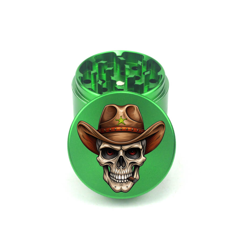 Old Town sheriff 4pc Aluminum Grinder - Fidget Widgets