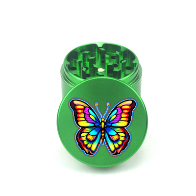 Butterfly Breeze 4pc Aluminum Grinder - Fidget Widgets