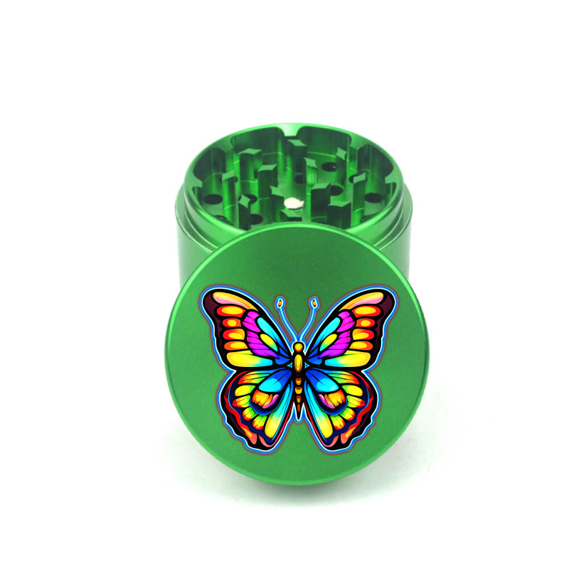 Butterfly Breeze 4pc Aluminum Grinder - Fidget Widgets