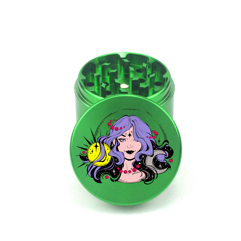 Galactic Glam 4pc Aluminum Grinder - Fidget Widgets