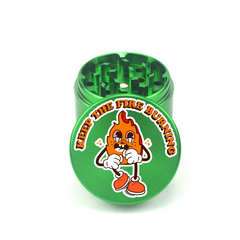 Keep the Fire Burning 4pc Aluminum Grinder - Fidget Widgets