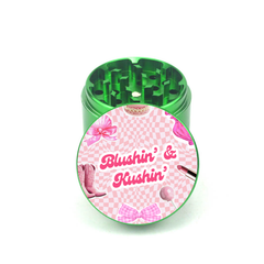 Blushin' & KUSHin' 4pc Aluminum Grinder - Fidget Widgets