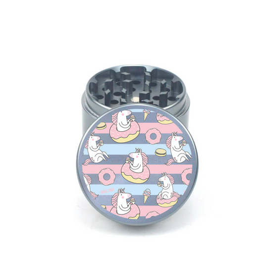 Unicorn Munchies 4pc Aluminum Grinder - Fidget Widgets