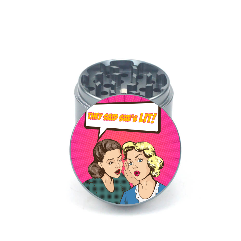 She's Lit 4pc Aluminum Grinder - Fidget Widgets