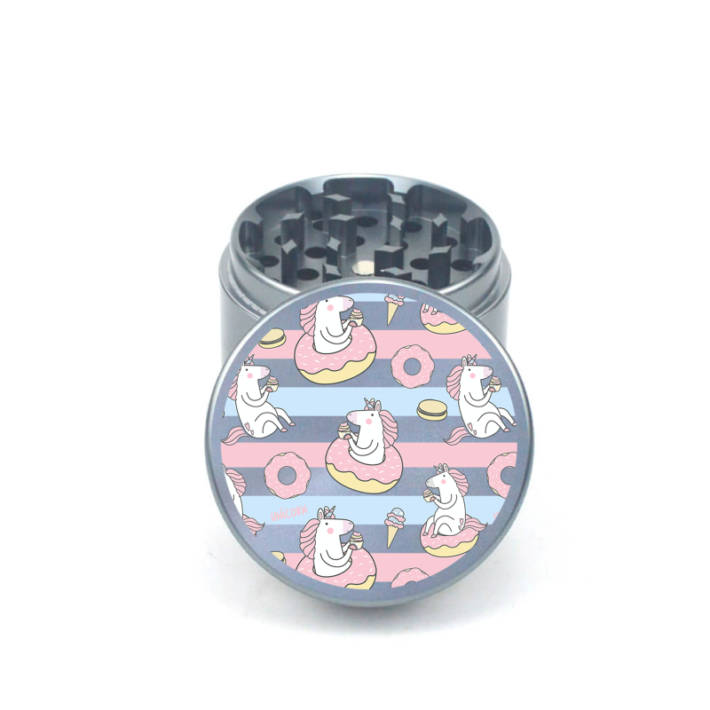 Unicorn Munchies 4pc Aluminum Grinder - Fidget Widgets