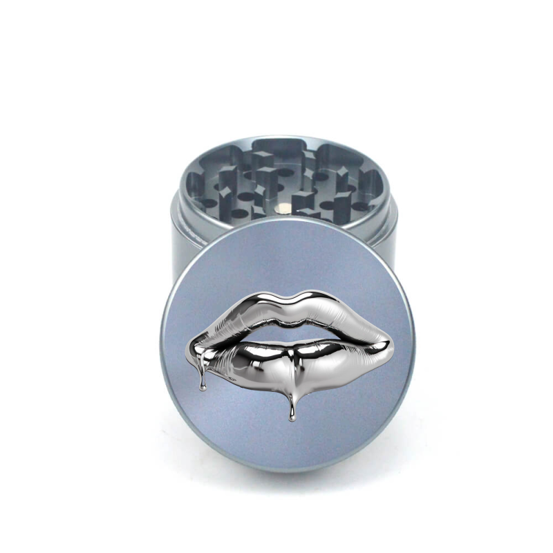 Silver Kiss 4pc Aluminum Grinder - Fidget Widgets
