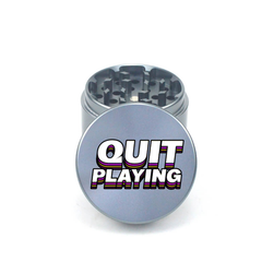 Quit Playing 4pc Aluminum Grinder - Fidget Widgets