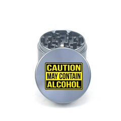 Alcohol Alert 4pc Aluminum Grinder - Fidget Widgets