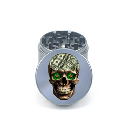 Skull Cash Crusher 4pc Aluminum Grinder - Fidget Widgets
