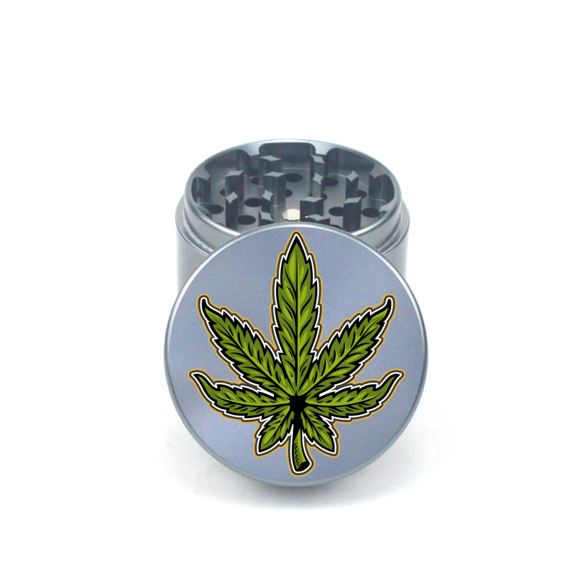 Leafy Legend 4pc Aluminum Grinder - Fidget Widgets