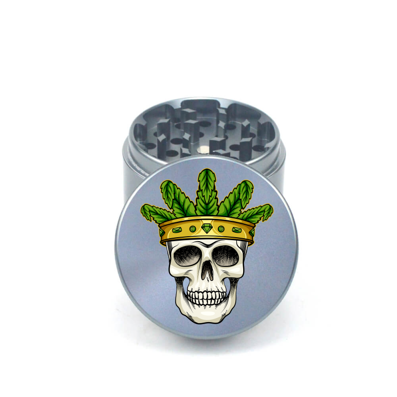 Skull Jester 4pc Aluminum Grinder - Fidget Widgets