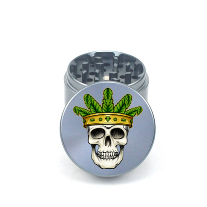 Skull Jester 4pc Aluminum Grinder - Fidget Widgets