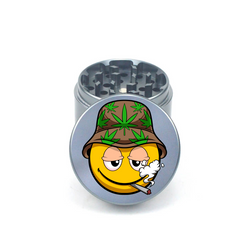 Smiley Stash 4pc Aluminum Grinder - Fidget Widgets