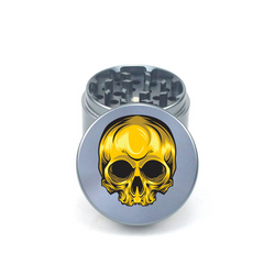 Golden Doom Skull 4pc Grinder - Fidget Widgets