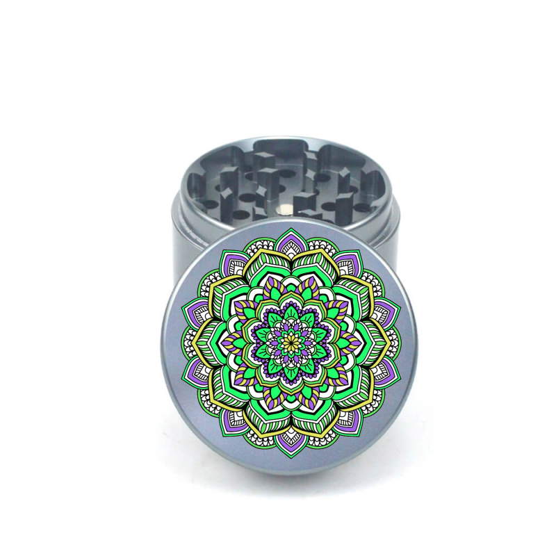 Mandala V5 4pc Aluminum Grinder - Fidget Widgets