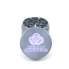 Happy Stoner Club 4pc Aluminum Grinder - Fidget Widgets