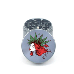 Rose Crowned Lady 4pc Aluminum Grinder - Fidget Widgets