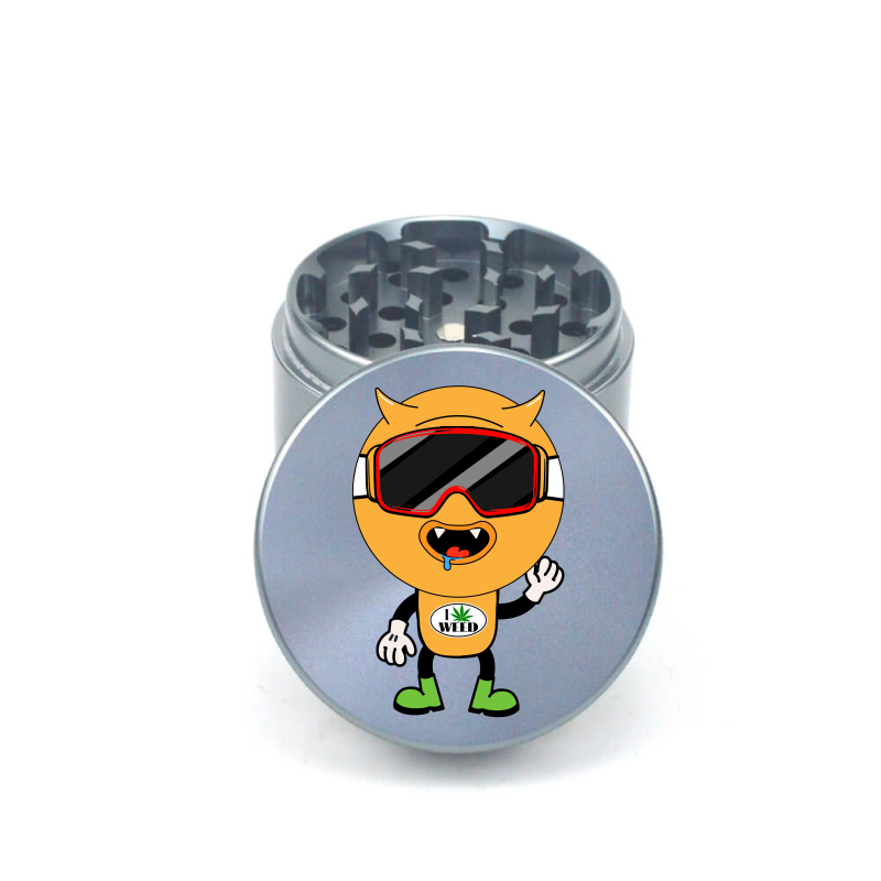 Alien Weed Lover 4pc Aluminum Grinder - Fidget Widgets
