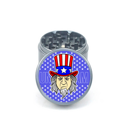 Uncle Sam's Herb Shredder 4pc Aluminum Grinder - Fidget Widgets