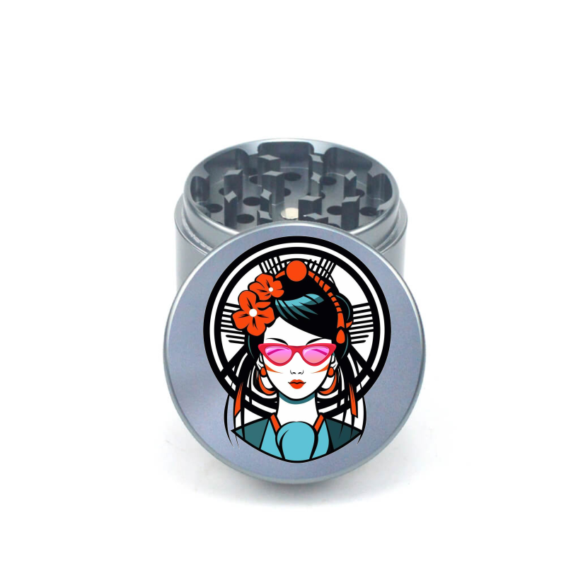 Chill Geisha 4pc Aluminum Grinder - Fidget Widgets