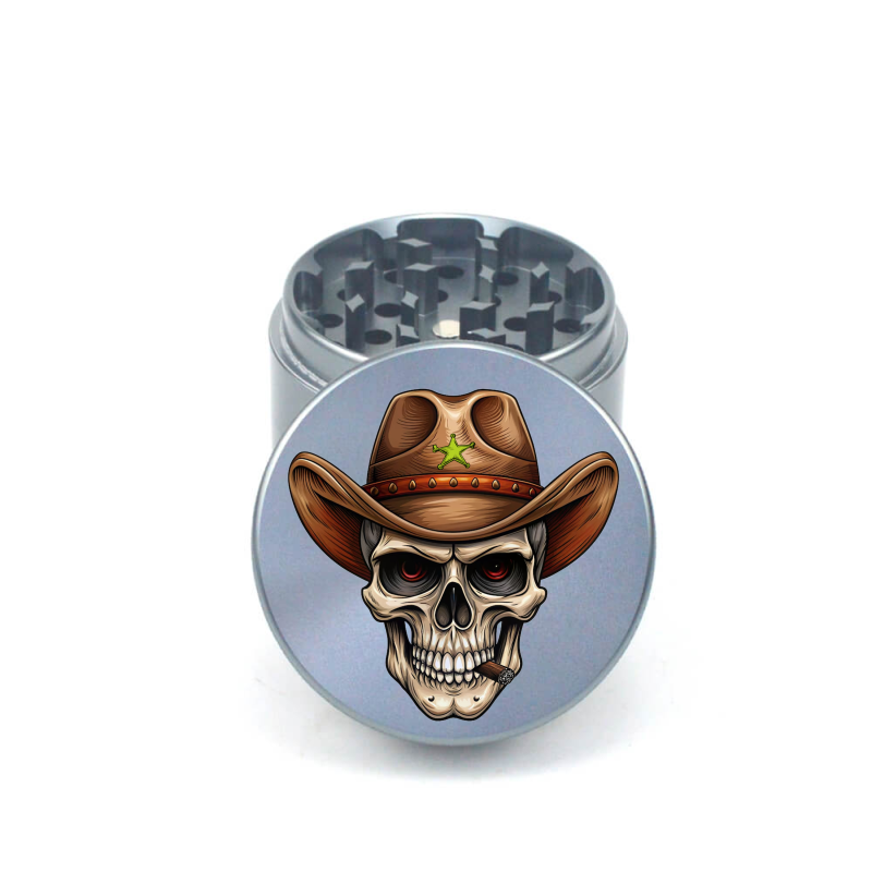 Old Town sheriff 4pc Aluminum Grinder - Fidget Widgets