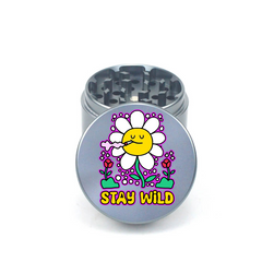 Wild Flower 4pc Aluminum Grinder - Fidget Widgets