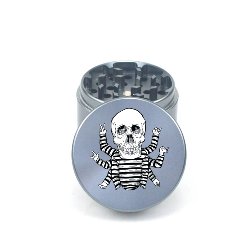 Skull Twister 4pc Aluminum Grinder - Fidget Widgets