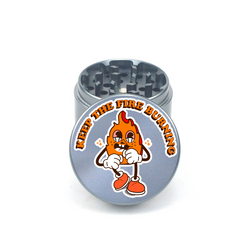 Keep the Fire Burning 4pc Aluminum Grinder - Fidget Widgets