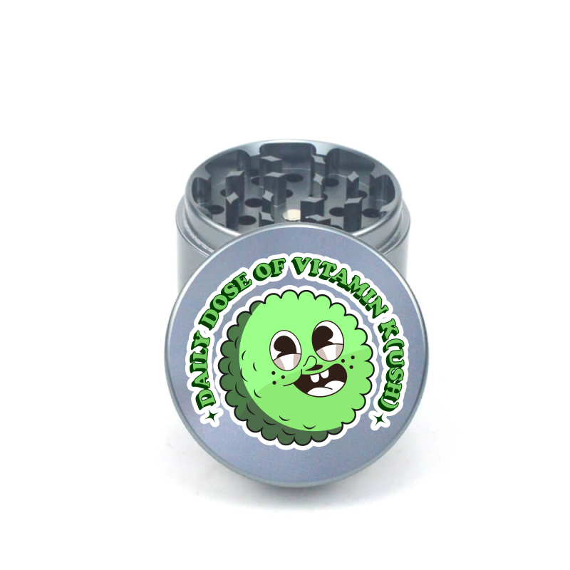 Vitamin K(ush) 4pc Aluminum Grinder - Fidget Widgets