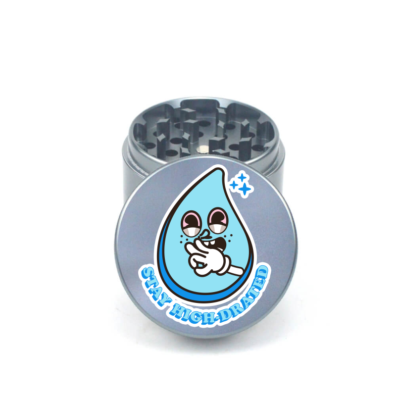 Stay High-drated 4pc Aluminum Grinder - Fidget Widgets